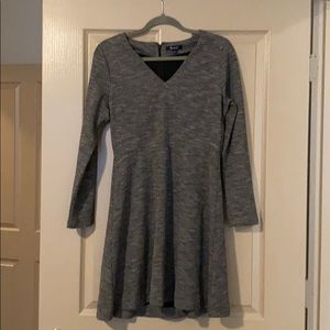 ⚡️CLEARANCE Grey tweed long sleeve MADEWELL dress